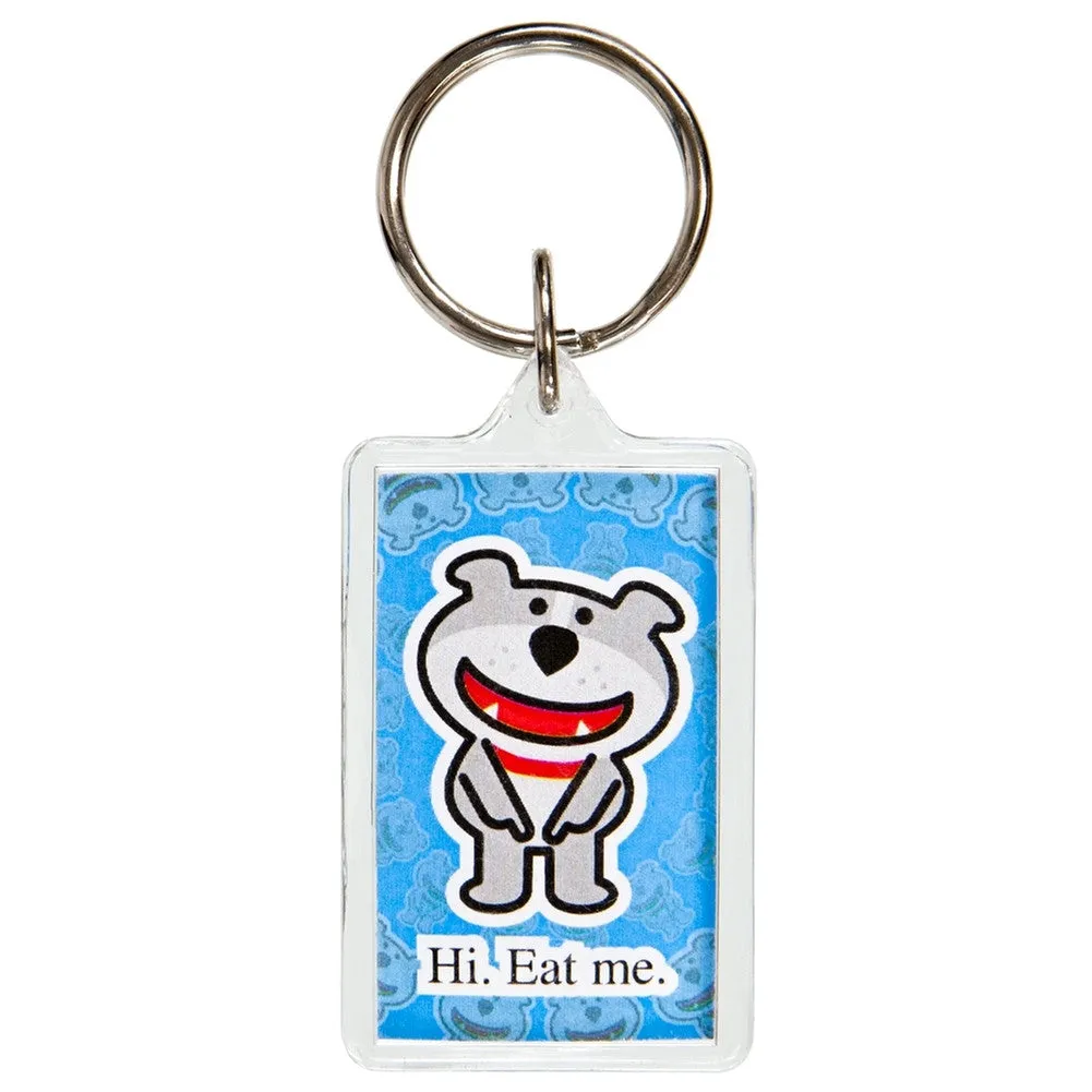 Dog Of Glee - Eat Me Keychain sold by Old Glory
