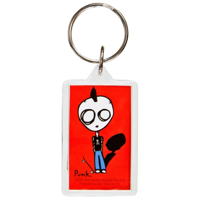 David & Goliath - Eve L Punk Keychain sold by Old Glory