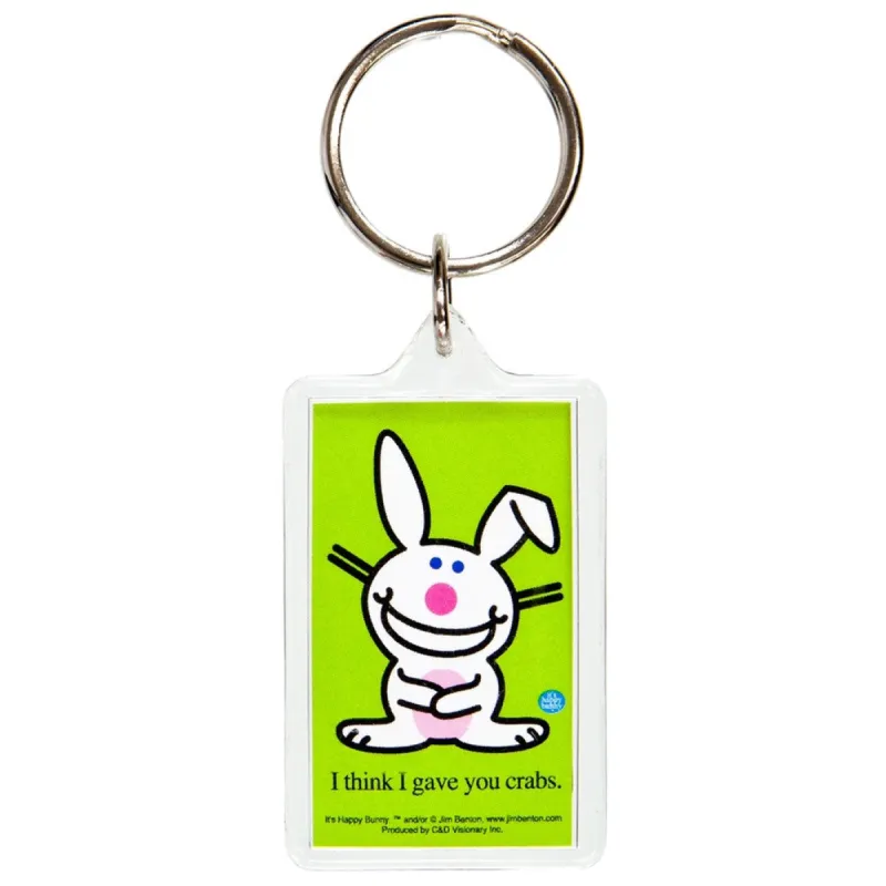 Happy Bunny - Crabs Keychain sold by Old Glory