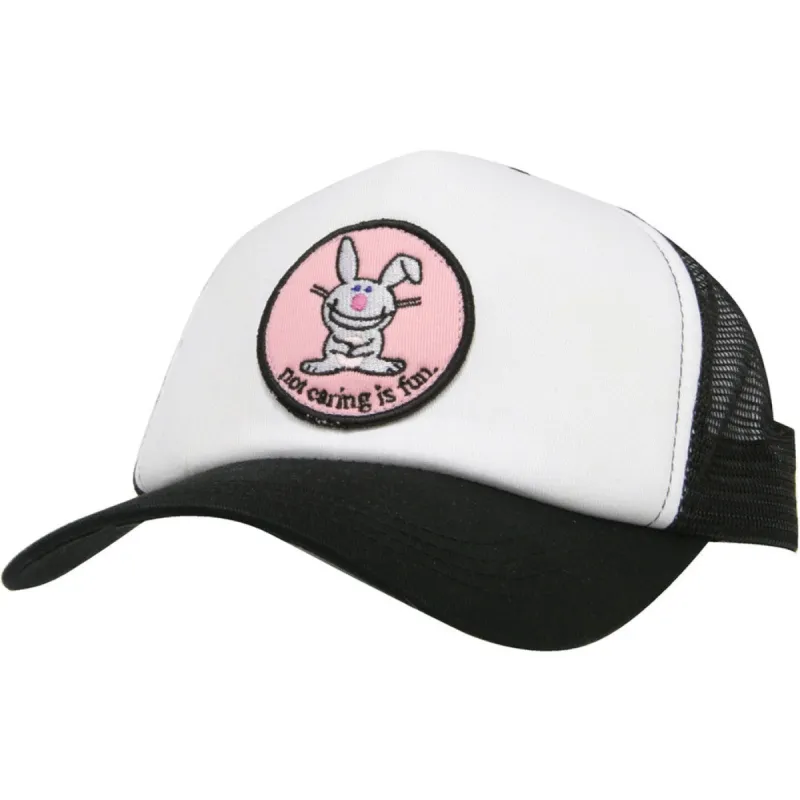 Happy Bunny - Not Caring Trucker Cap sold by Old Glory
