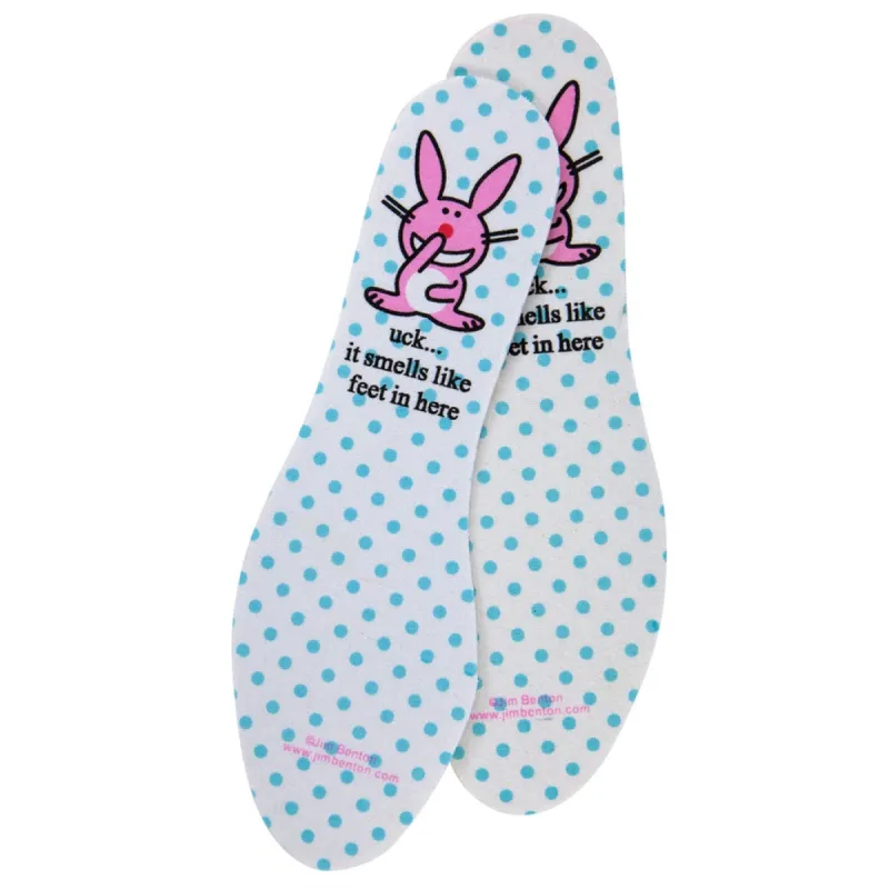 Happy Bunny - Smells Like Feet Cut to Fit Fun Insoles sold by Old Glory