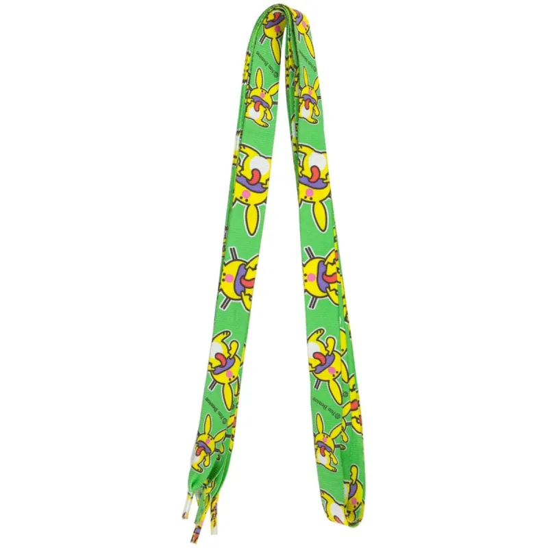 Happy Bunny - Tongue Shoelaces made by Old Glory