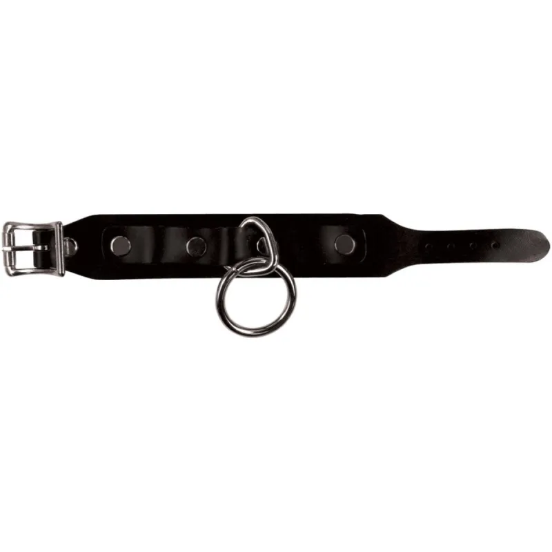 Single Hoop Leather Wristband sold by Old Glory