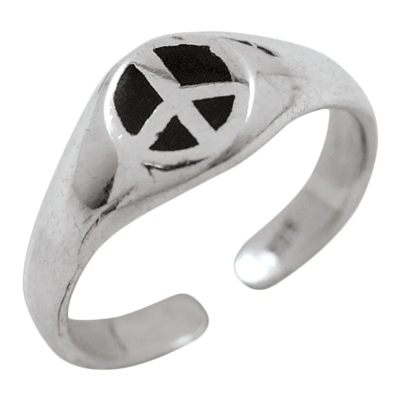 Toe Ring - Peace Sign sold by Old Glory