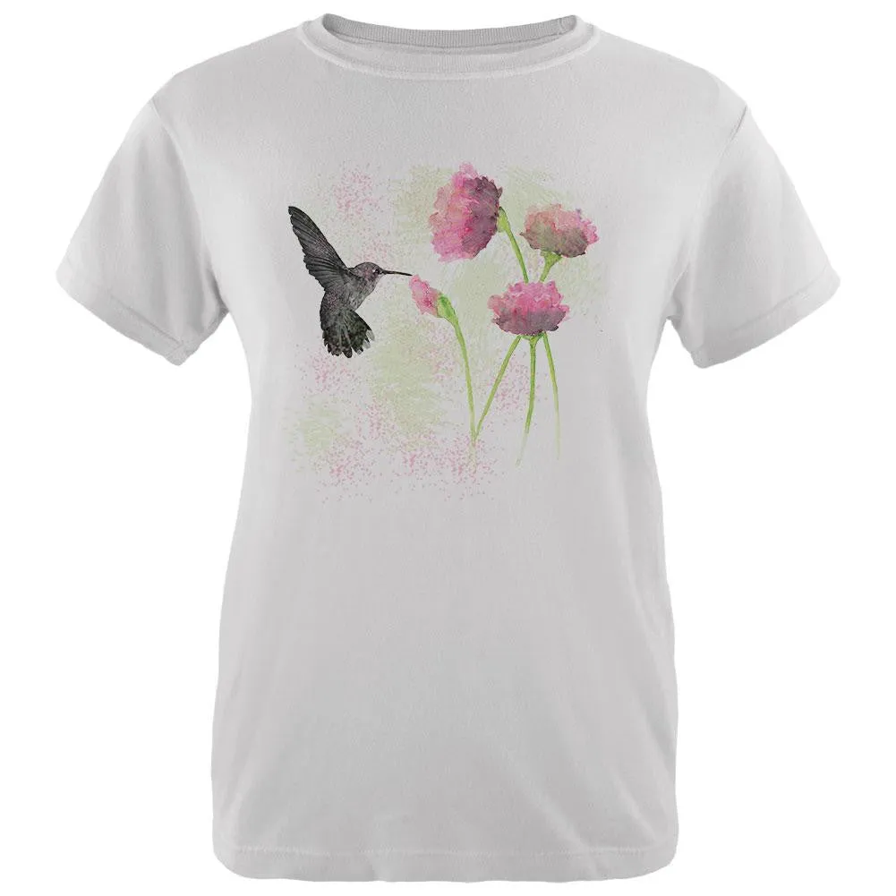 Hummingbird White Women's T-Shirt sold by Old Glory