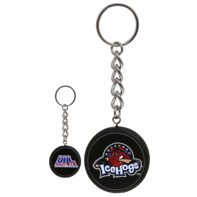 Rockford IceHogs - Mini Puck Keychain sold by Old Glory
