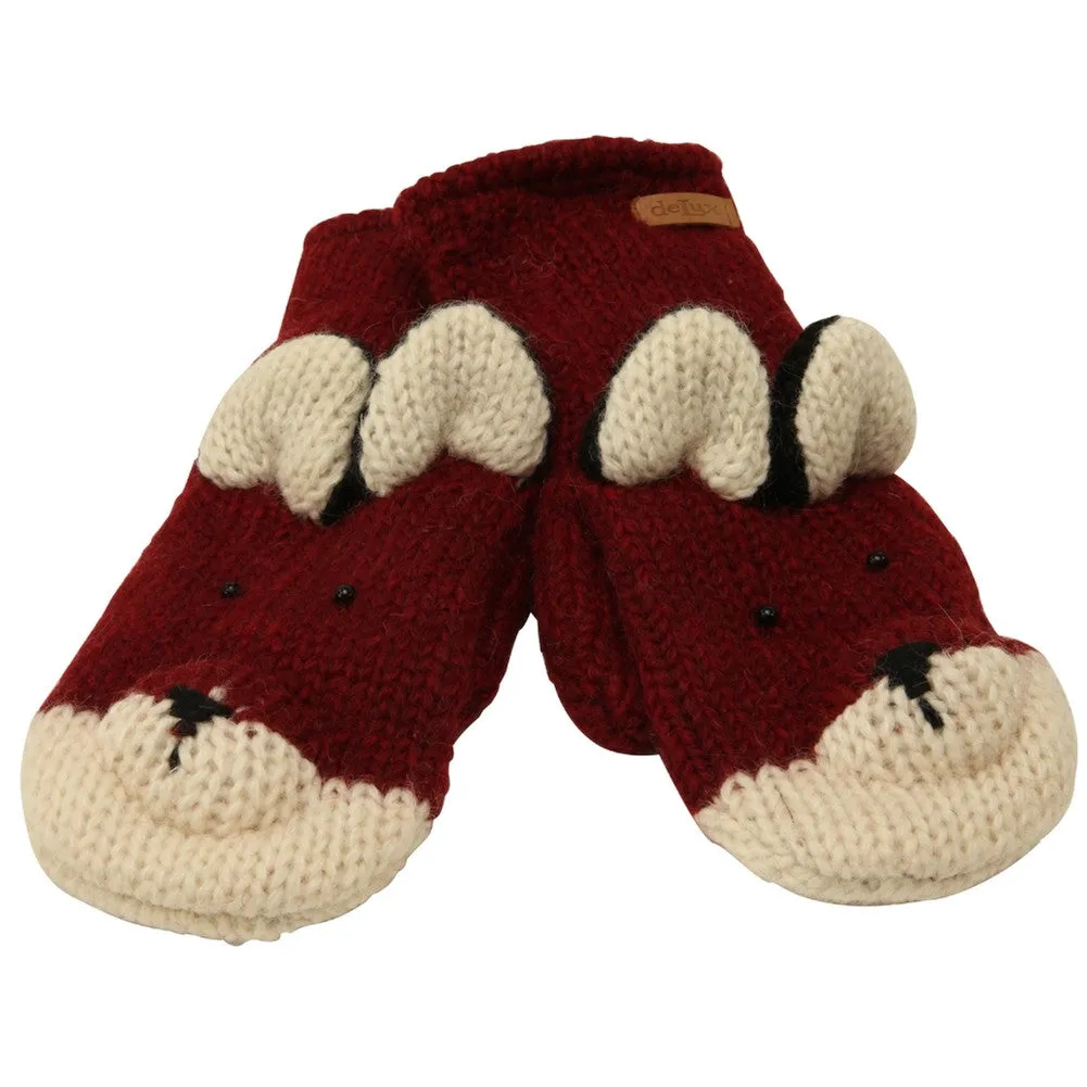 Felicity The Fox Knit Mittens sold by Old Glory