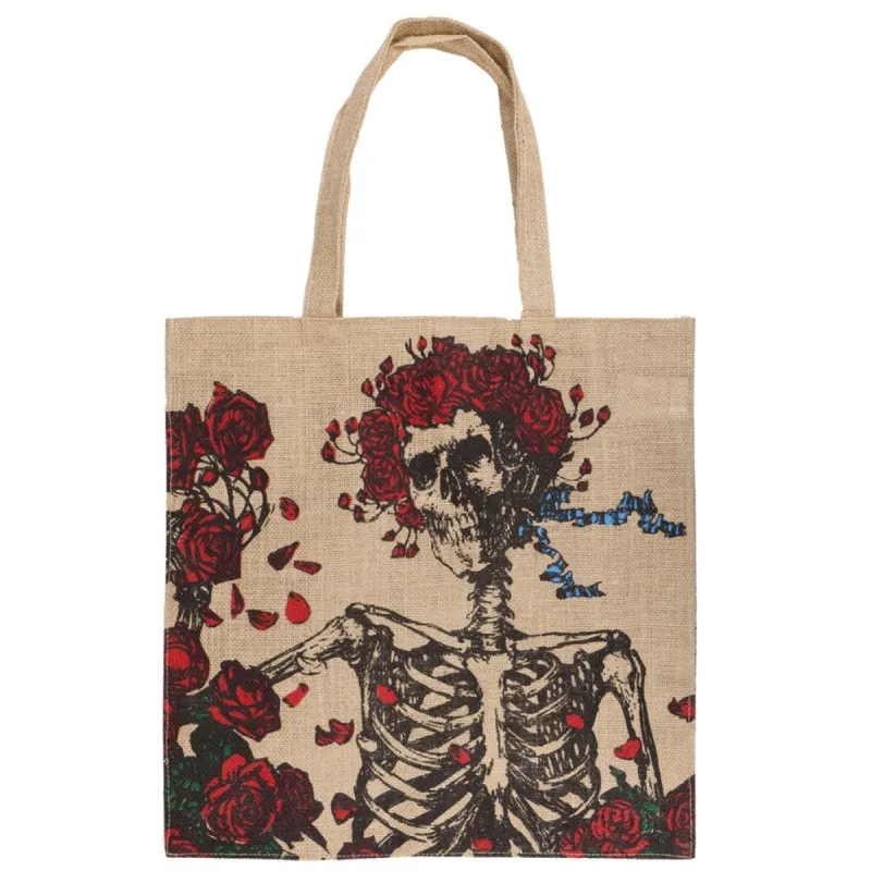 Grateful Dead - Bertha Jute Tote Bag sold by Old Glory