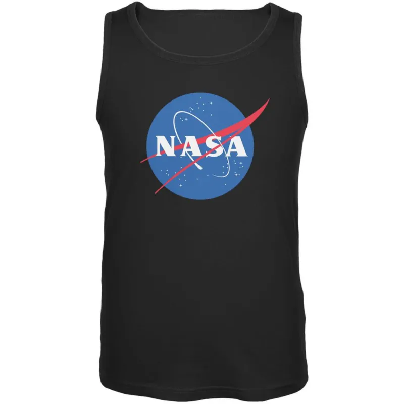 NASA Logo Black Adult Tank Top sold by Old Glory