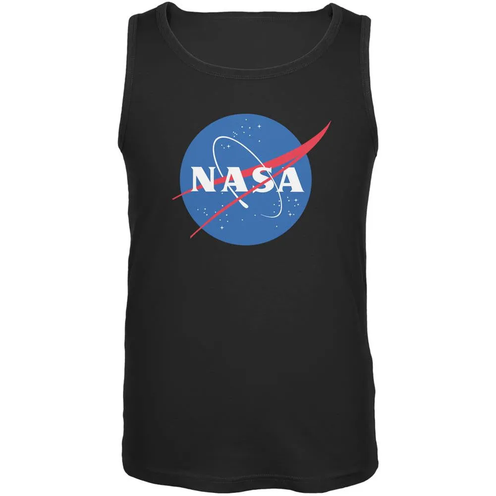 NASA Logo Black Adult Tank Top sold by Old Glory
