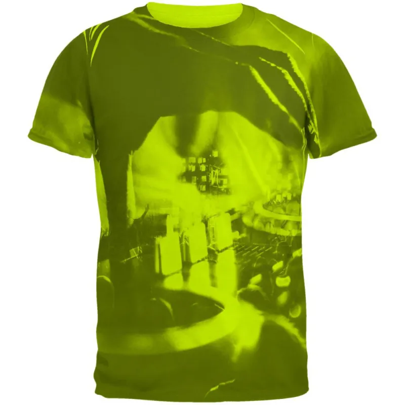 God Is A Dj Raver Rave Party Blacklight Mens T Shirt sold by Old Glory