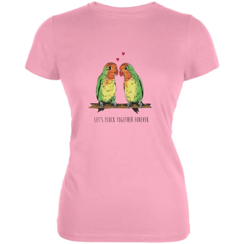 Flock Together Pink Juniors Soft T-Shirt sold by Old Glory