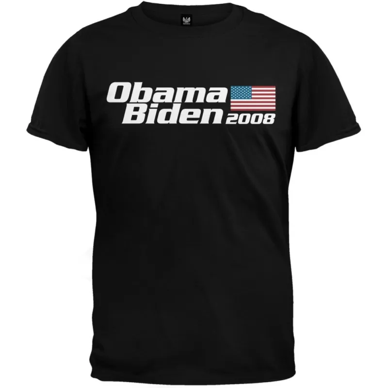 Obama & Biden Flag 2008 T-Shirt sold by Old Glory