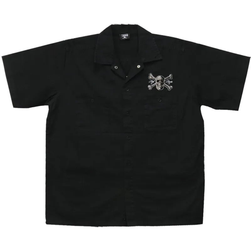 King Kerosin - Hot Ride Work Black Adult T-Shirt sold by Old Glory