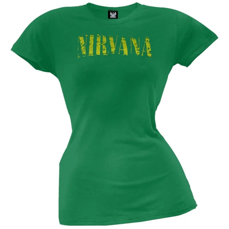 Nirvana - Scratch Juniors Tissue T-Shirt sold by Old Glory