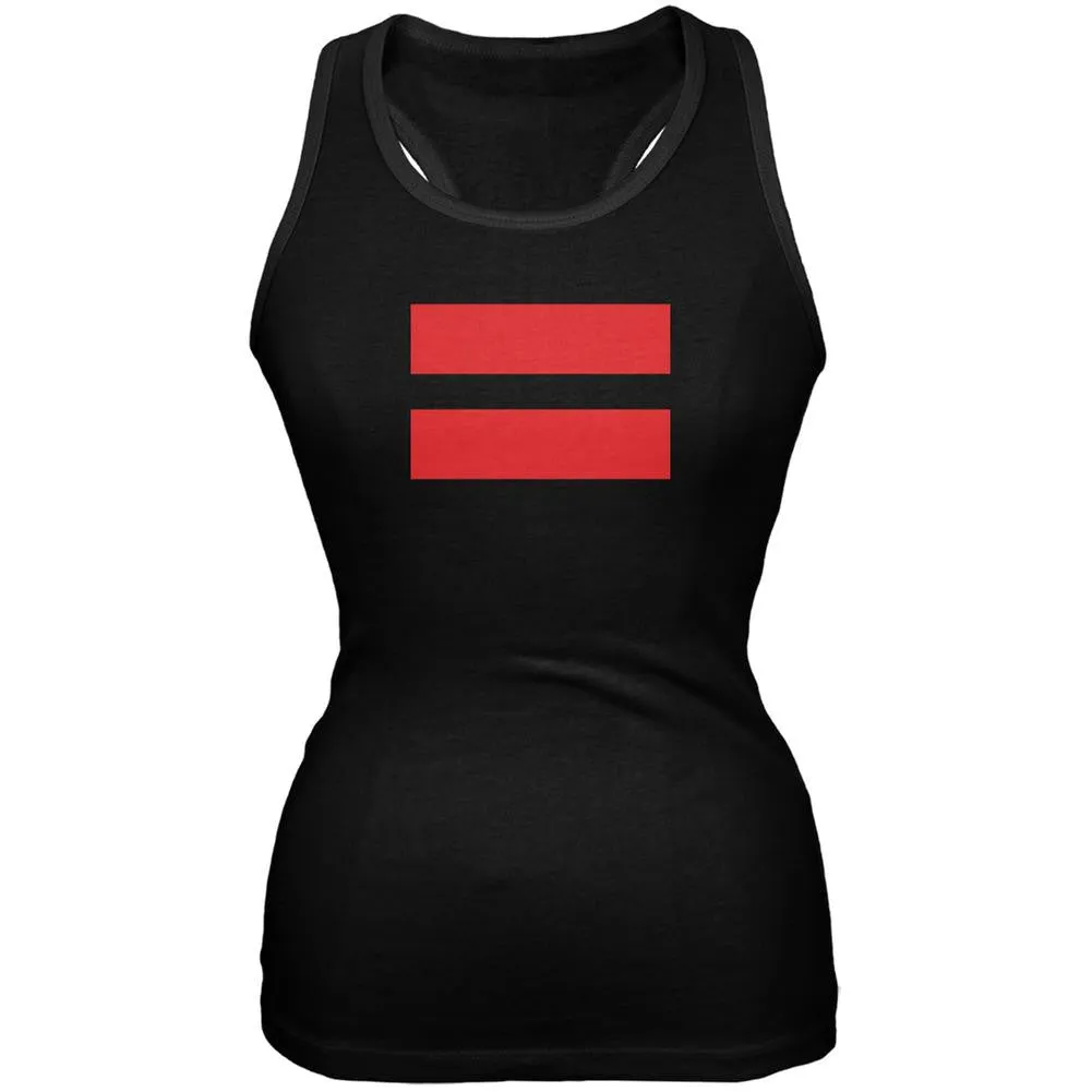 Equality for All LGBT Racism Black Juniors Soft Tank Top sold by Old Glory