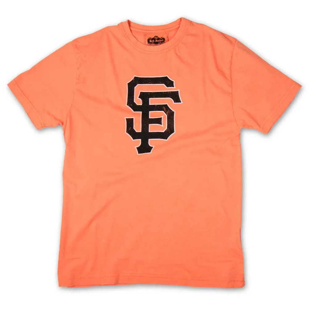 San Francisco Giants - SF Logo Soft Orange T-Shirt sold by Old Glory