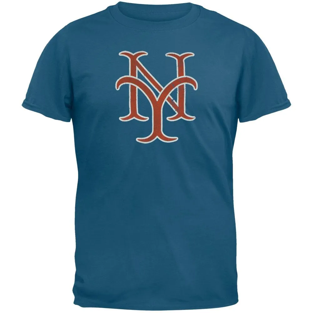 New York Mets - NY Logo Soft Adult T-Shirt sold by Old Glory