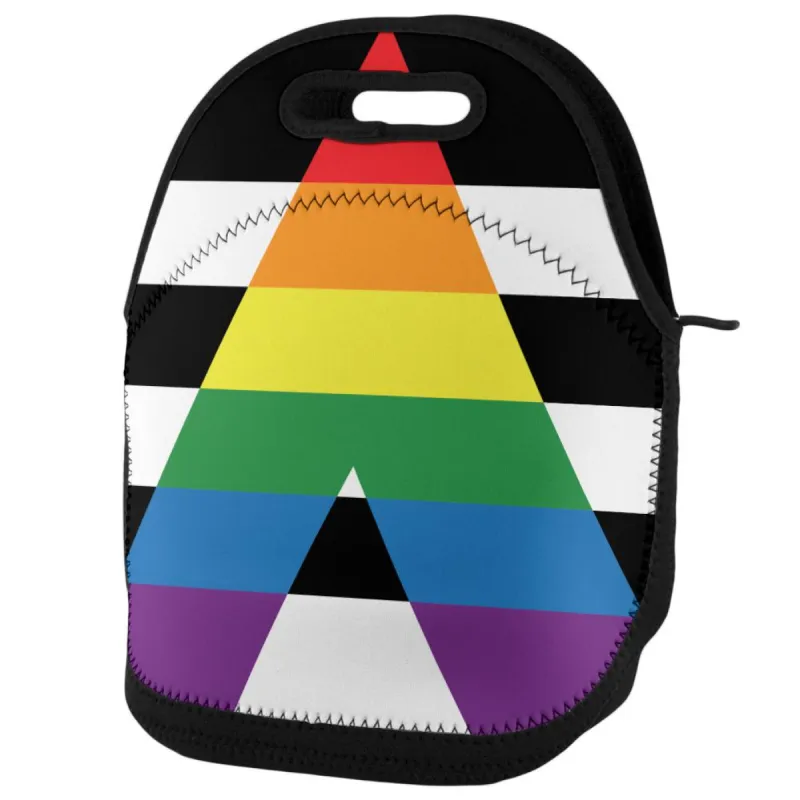 LGBT Straight Ally Pride Flag Lunch Tote Bag sold by Old Glory