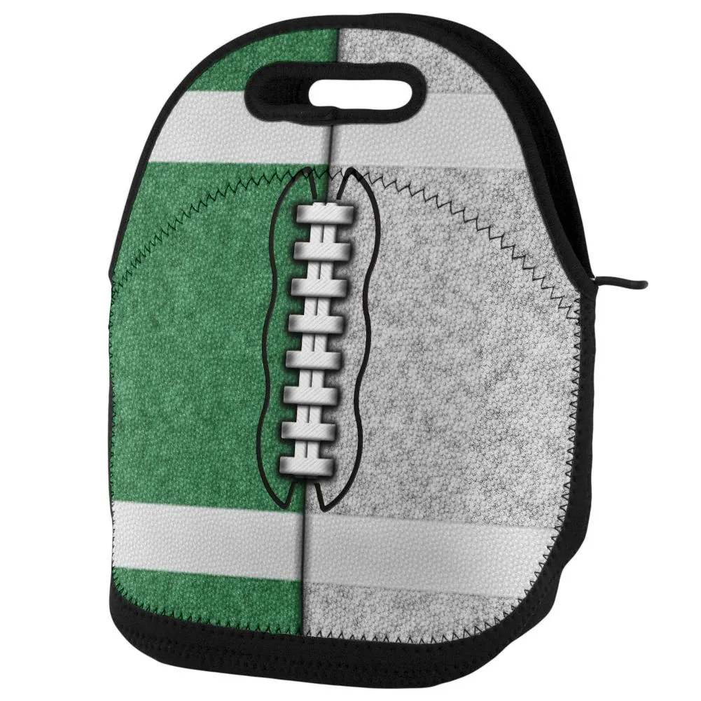 Fantasy Football Team Green and White Lunch Tote Bag sold by Old Glory