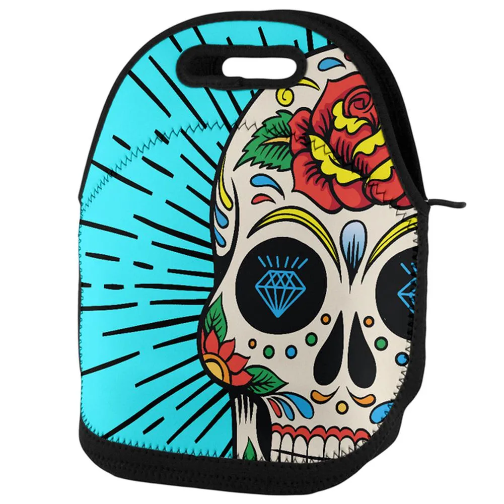 Sugar Skull Lunch Tote Bag sold by Old Glory