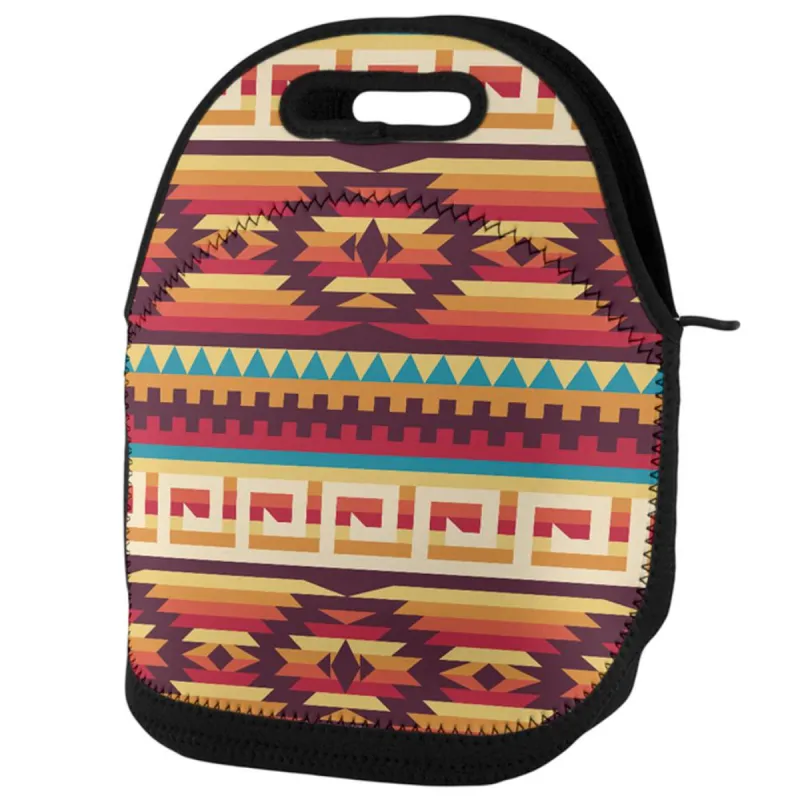 Native American Pattern Lunch Tote Bag sold by Old Glory