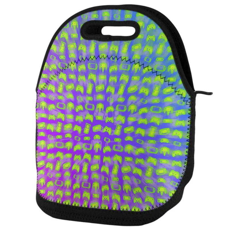 Choose your Weapon Wisely Pattern Video Games Lunch Tote Bag sold by Old Glory