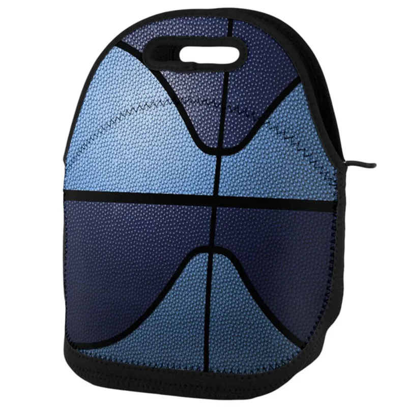 Championship Basketball Navy & Light Blue Lunch Tote Bag sold by Old Glory