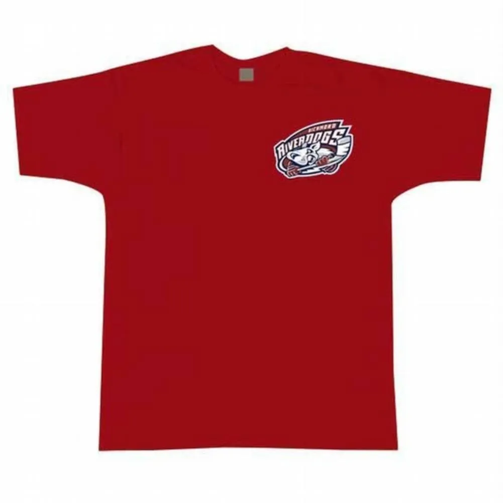 Richmond Riverdogs - Logo Maroon Adult T-Shirt sold by Old Glory