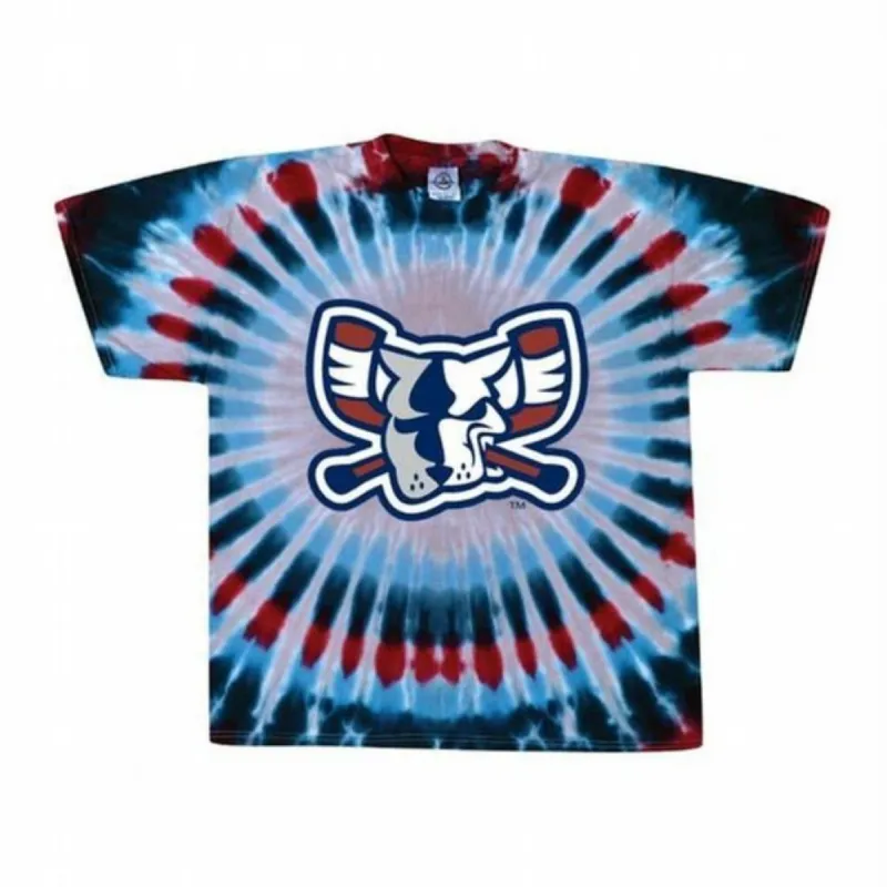 Richmond Riverdogs - Mad Dog Circle Dye T-Shirt sold by Old Glory
