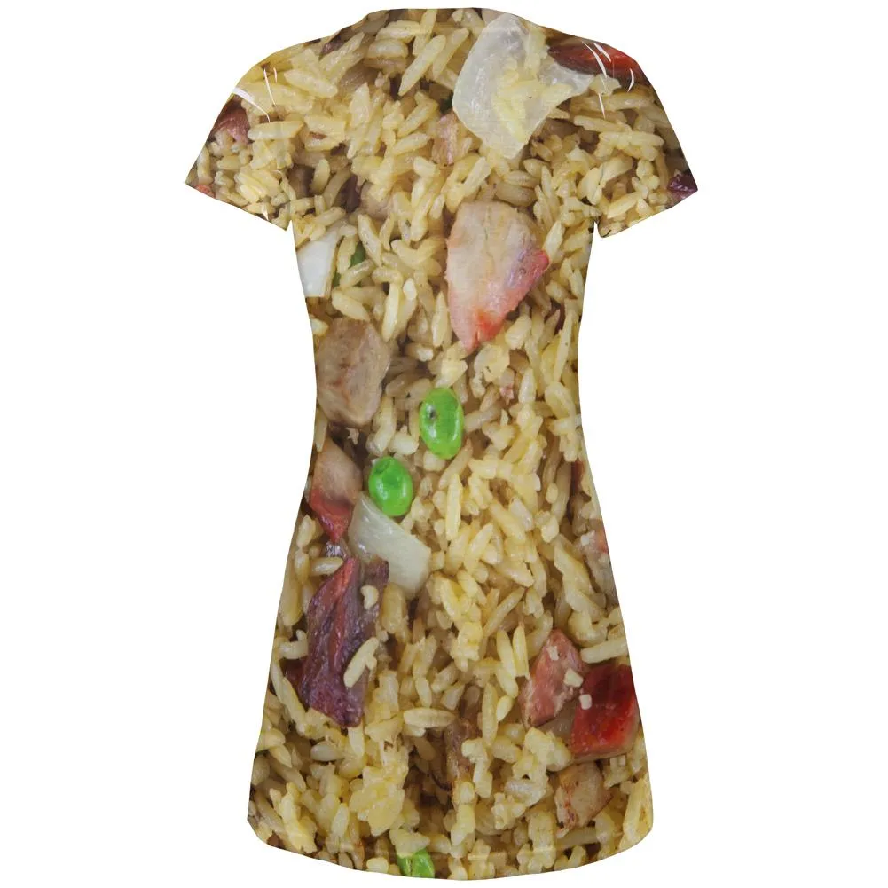 Pork Fried Rice Costume All Over Juniors Beach Cover-Up Dress sold by Old Glory product image thumbnail 2
