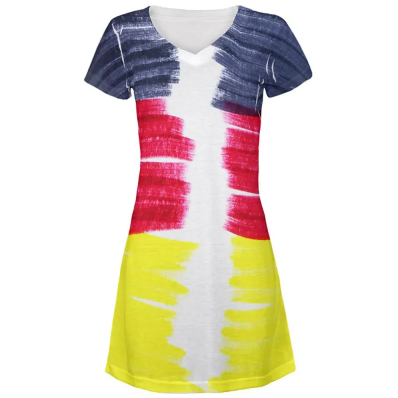 Oktoberfest Color Me German All Over Juniors Beach Cover-Up Dress sold by Old Glory