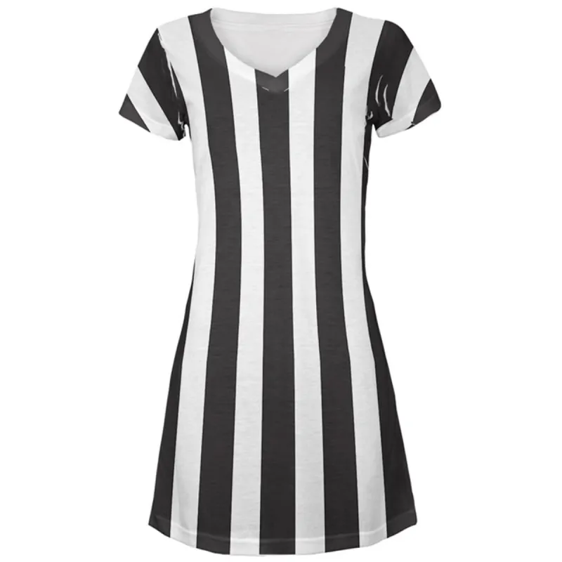 Halloween Referee Costume All Over Juniors Beach Cover-Up Dress sold by Old Glory