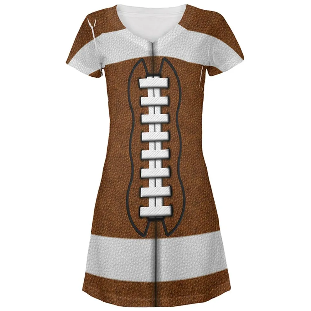 Football Costume All Over Juniors Beach Cover-Up Dress sold by Old Glory