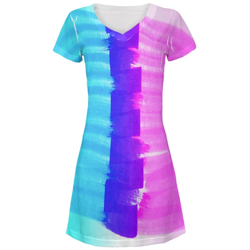 Color Me Transgender All Over Juniors Beach Cover-Up Dress sold by Old Glory