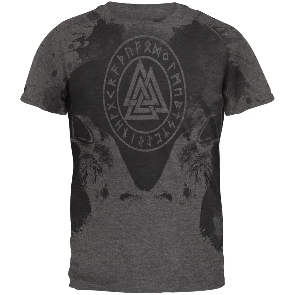 Viking Odin's Ravens Huginn And Muninn Mens Soft T Shirt sold by Old Glory product image thumbnail 3