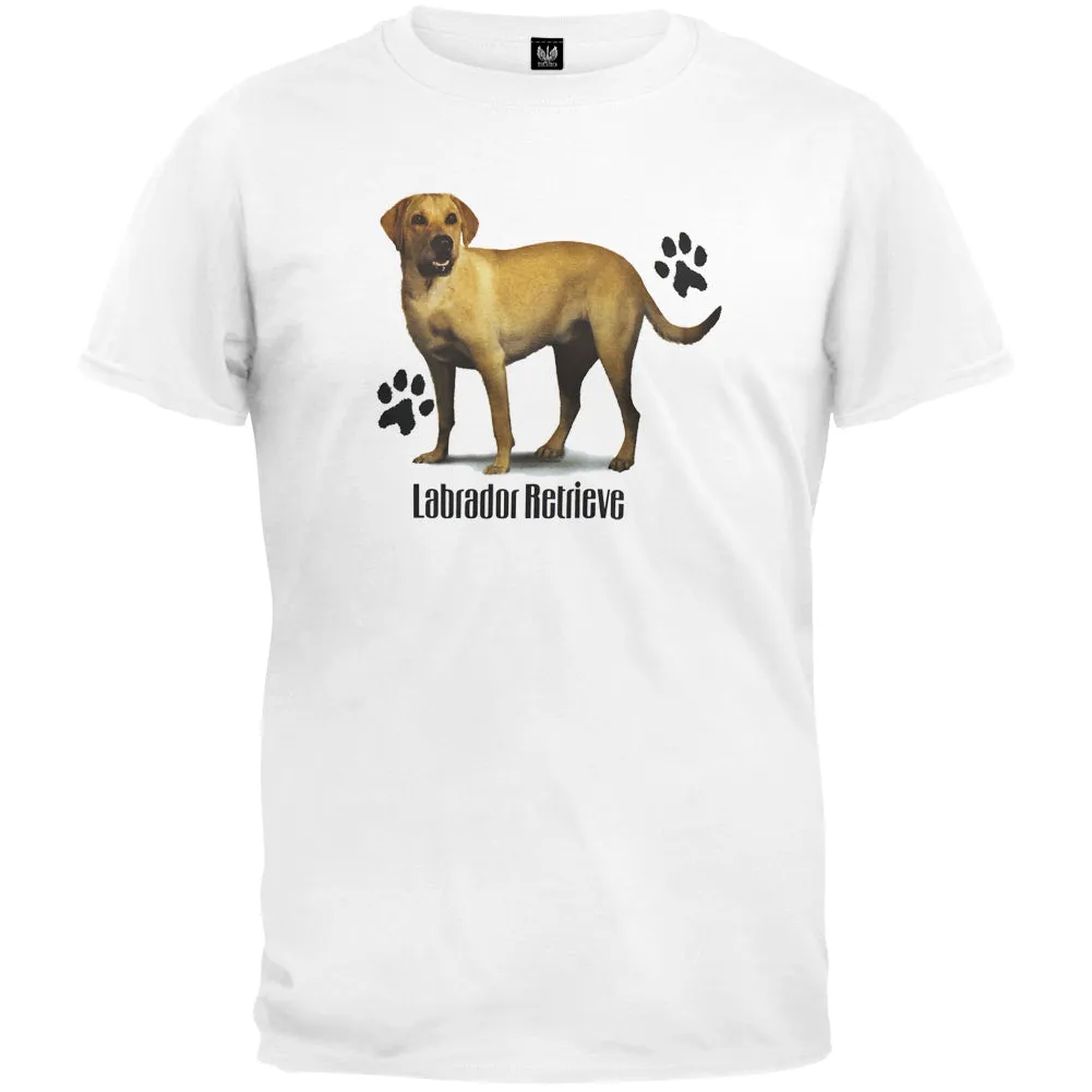 Yellow Labrador Retriever Profile White T-Shirt sold by Old Glory