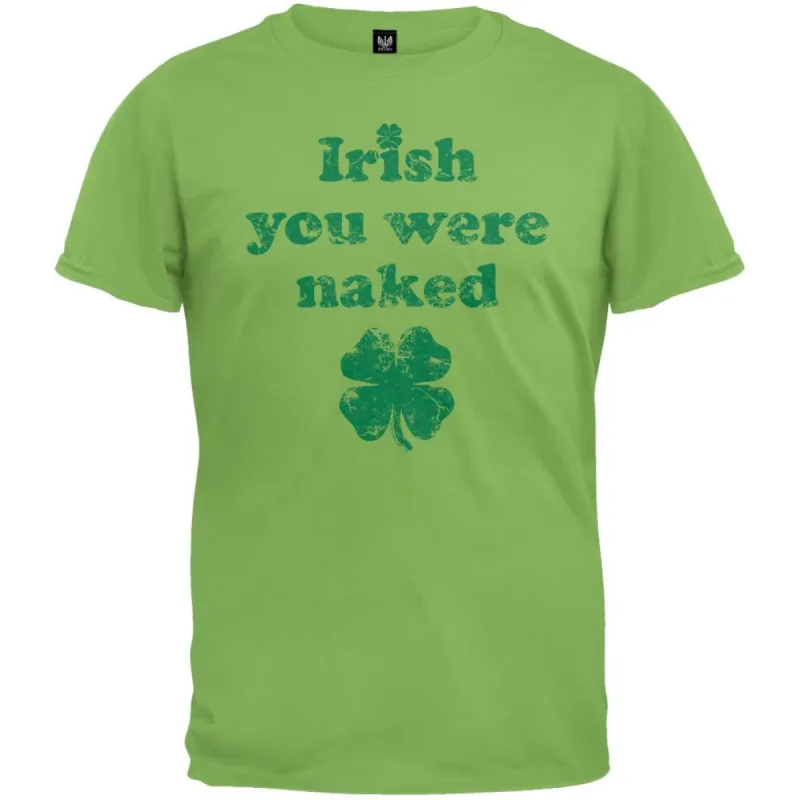 Irish You Were Naked T-Shirt sold by Old Glory