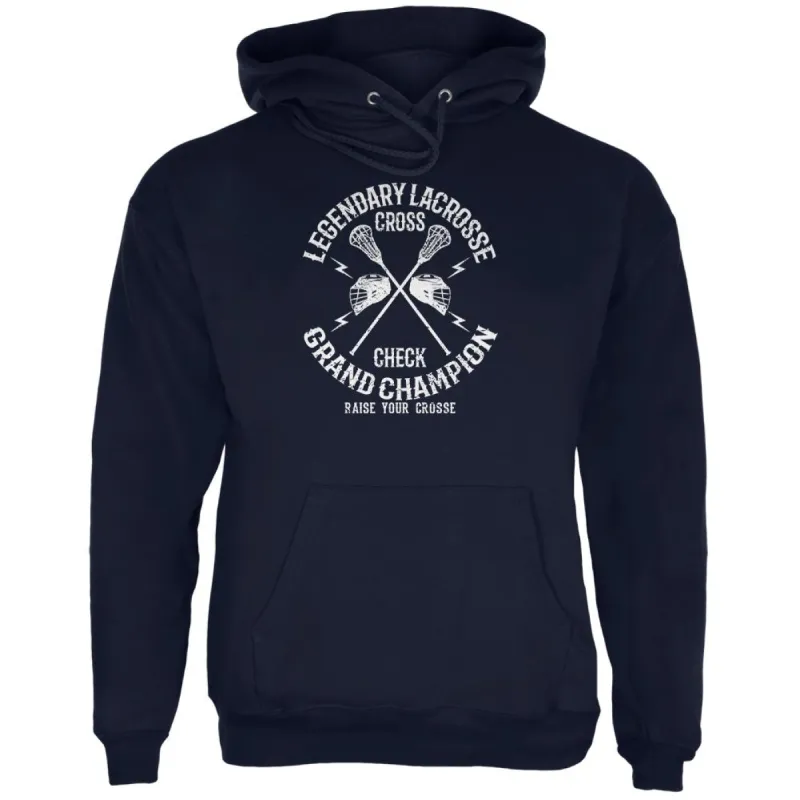 Lacrosse Cross Check Champion Mens Hoodie sold by Old Glory