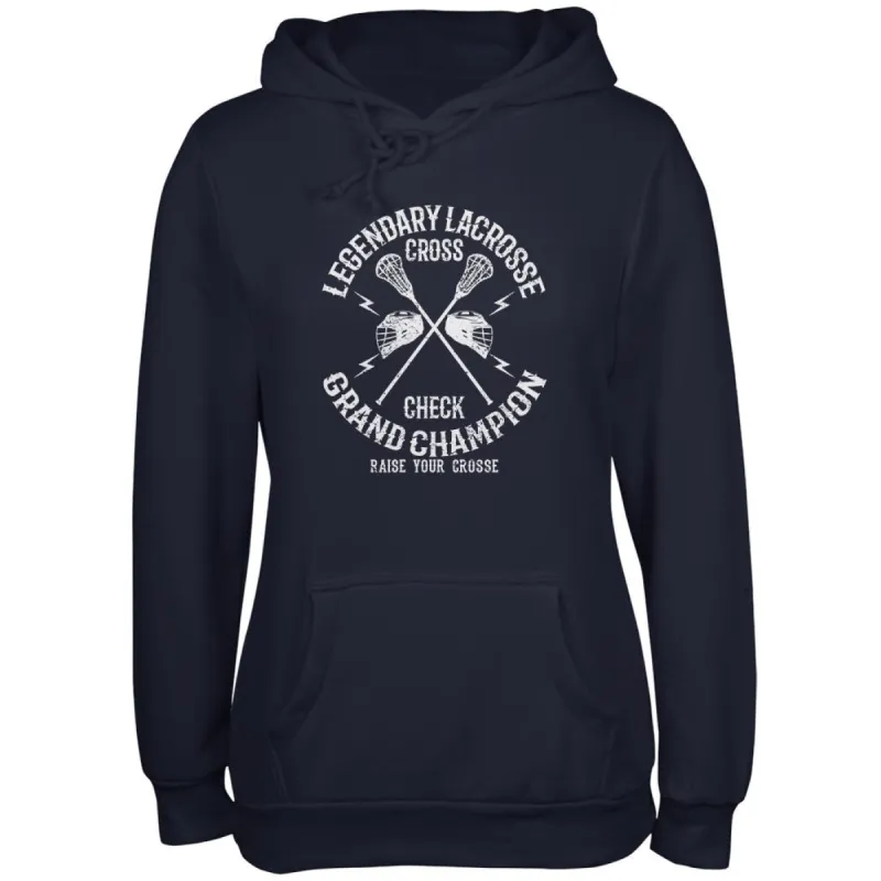 Lacrosse Cross Check Champion Juniors Soft Hoodie sold by Old Glory