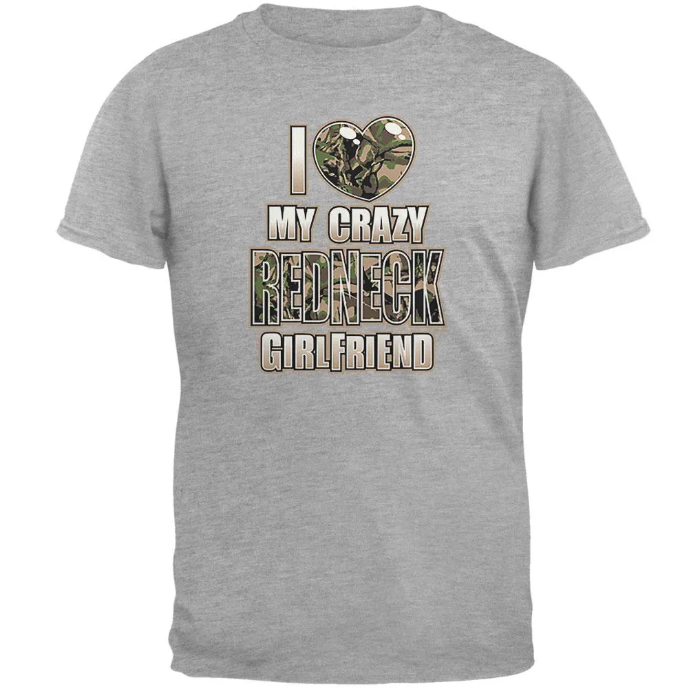 I Love My Crazy Redneck Girlfriend Mens T Shirt sold by Old Glory