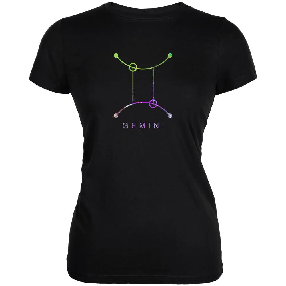 Sacred Zodiac Gemini Juniors Soft T Shirt sold by Old Glory