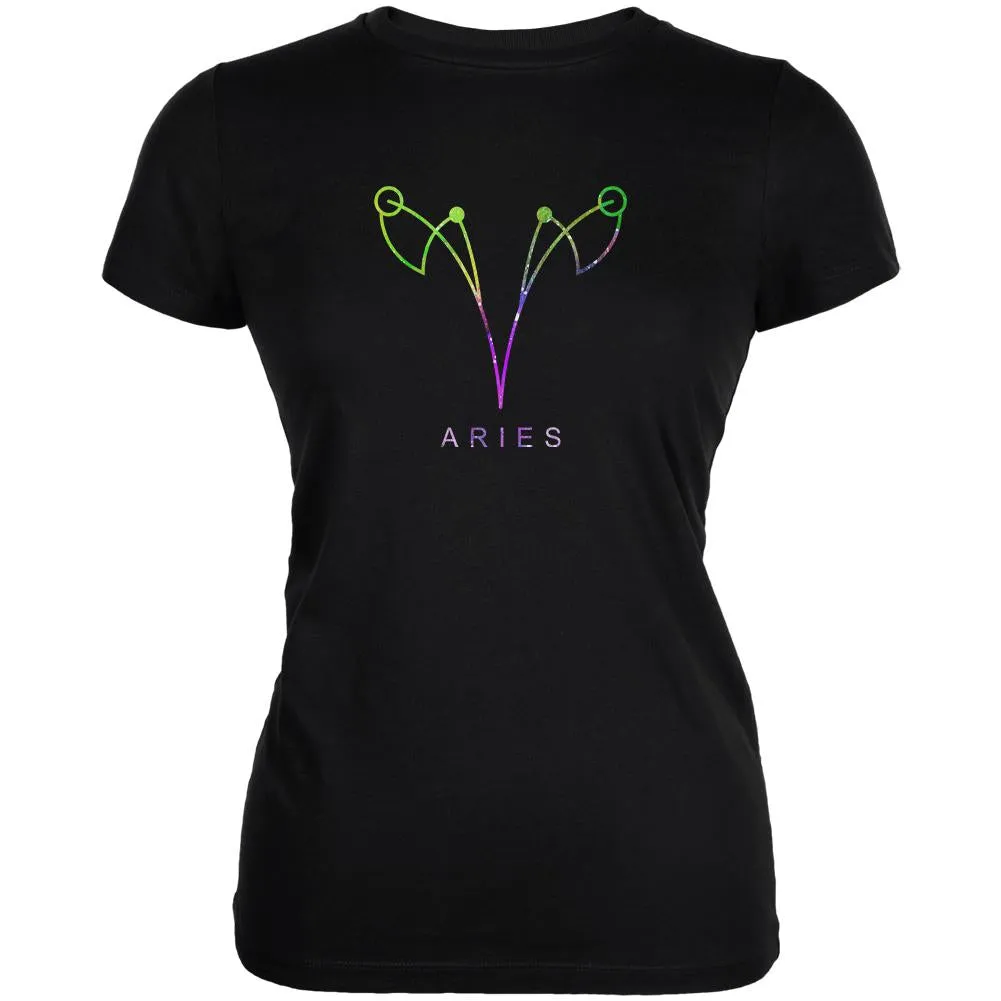 Sacred Zodiac Aries Juniors Soft T Shirt sold by Old Glory