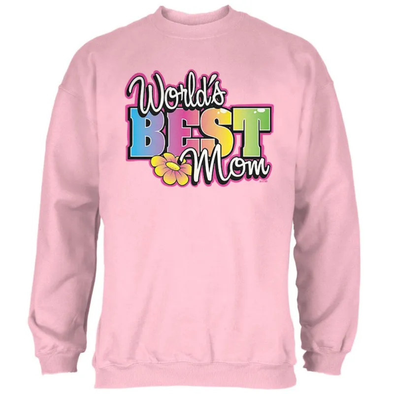 Mother's Day World's Best Mom Mens Sweatshirt sold by Old Glory
