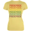 LGBTQ Pride Rainbow 70's Repeat Juniors Soft T Shirt sold by Old Glory