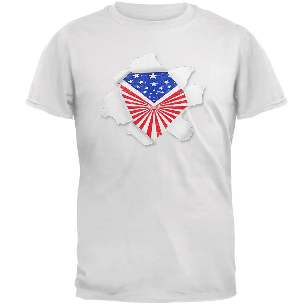 4th of July Bursting with Pride Mens T Shirt sold by Old Glory product image thumbnail 3