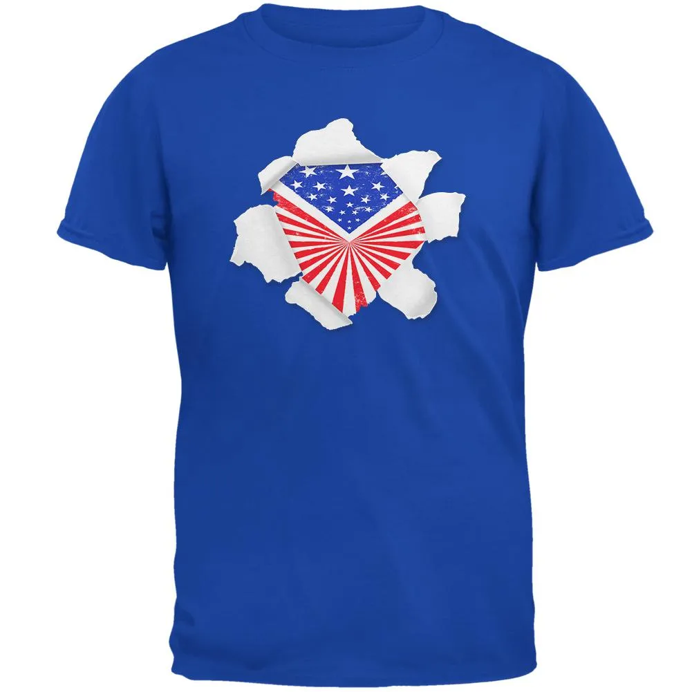 4th of July Bursting with Pride Mens T Shirt sold by Old Glory product image thumbnail 2