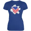 4th of July Bursting with Pride Juniors Soft T Shirt sold by Old Glory