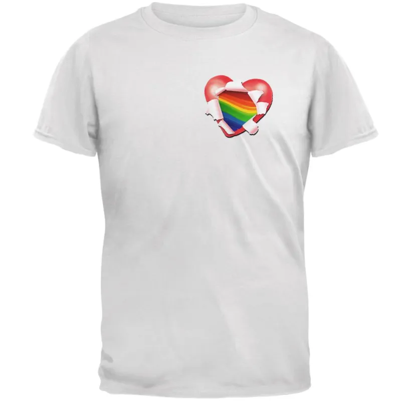 LGBT Heart Full of Pride Mens T Shirt sold by Old Glory