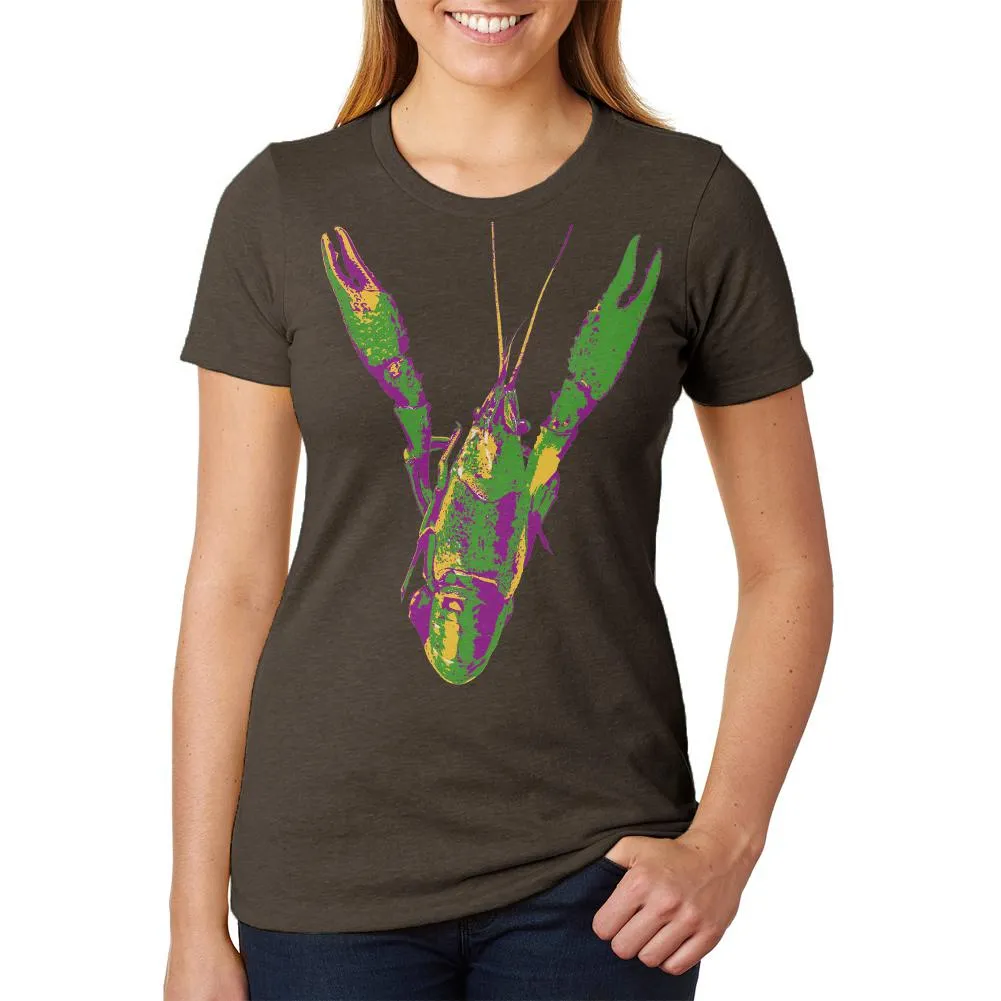 Mardi Gras Crawfish Juniors Soft Heather T Shirt sold by Old Glory